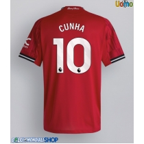Maglie da calcio Manchester United Matheus Cunha #10 Prima Maglia 2025-26 Manica Corta